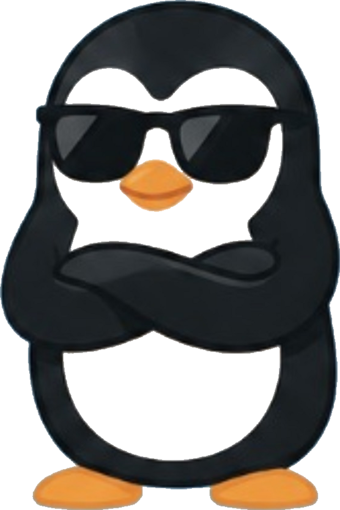 Mens True Pinguin-Maskottchen